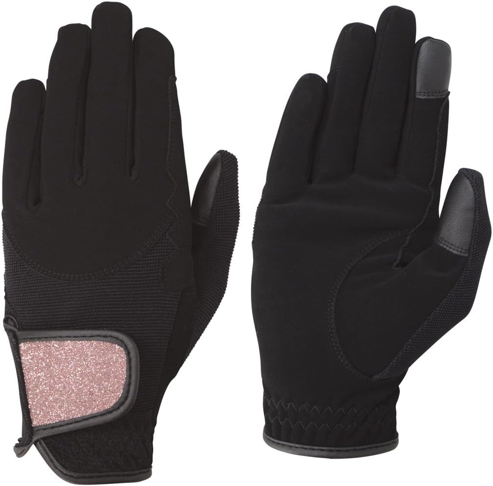 Roka Riding Gloves - VARIOUS COLOURS - VARIOUS SIZES (Medium, Black/Rose Gold)