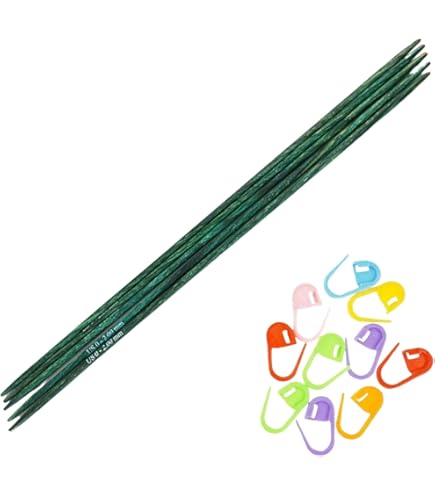 Chiaogoo Gancho De Ganchillo Bamboo Tunecinas Flexible Todas Las Tallas L