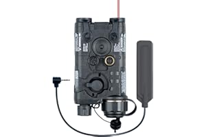 FMATAL GEAR PEQ NGAL Mini Version IR Laser + Red Laser + White LED Flashing Sight for Airsoft AEG GBB CQB Laser Output Within 5mW