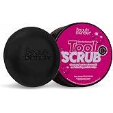 beautyblender Tool Scrub Charcoal Hand, Sponge &amp; Brush Cleanser | Charcoal-infused cleansing bar removes makeup &amp; buildup from hands, sponges &amp; brushes, travel-friendly, 1 oz, vegan