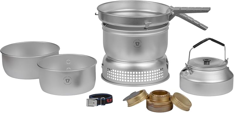 Trangia 25-2 Aluminium Cookset with Kettle and Spirit Burner