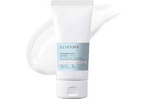 Illiyoon Ceramide Ato Lotion | Lightweight Moisturizer for Dry & Sensitive Skin, Barrier Repair for Face and Body, Mild for Babies, Vegan Certified, Korean Skincare, 2.29 fl.oz.