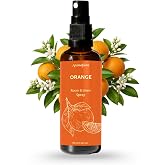 Orange Air Freshener Spray for Room, Linen &amp; Pillow 100ml by Aromafume | Made with Pure Orange Essential Oil | Aromatherapy Spray to Refresh &amp; Energize | Mist for Bedding, Fabrics