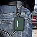 Doboli Compatible with Airpods Pro Case Cover with Keychain, Full Protective Silicone Skin Accessories for Women Men 2019 AirPods Pro [Front LED Visible] Midnight Green