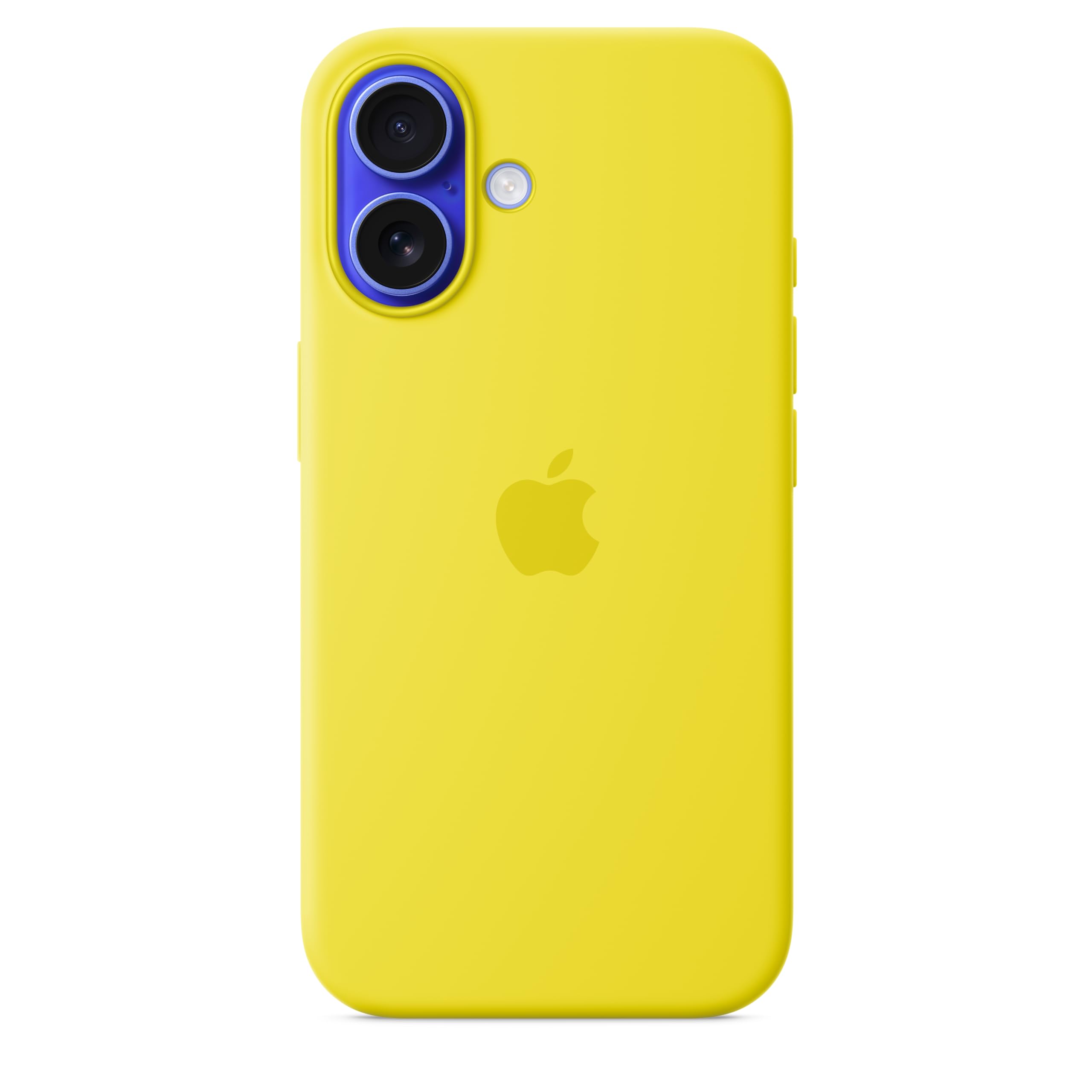 Photo 1 of Apple iPhone 16 Silicone Case with MagSafe and Camera Control: Lightweight Phone Case, Wireless Charging Compatible, Smooth Matte Finish; Star Fruit