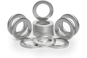 DEEFILL 20PCS Aluminum M18 Transmission Fluid Transfer Case Oil Drain Plug Crush Washer Seal Fits for Toyota Prius Corolla Tacoma Camry, 90430-18008, 90430-A0003 (24x18x2mm)