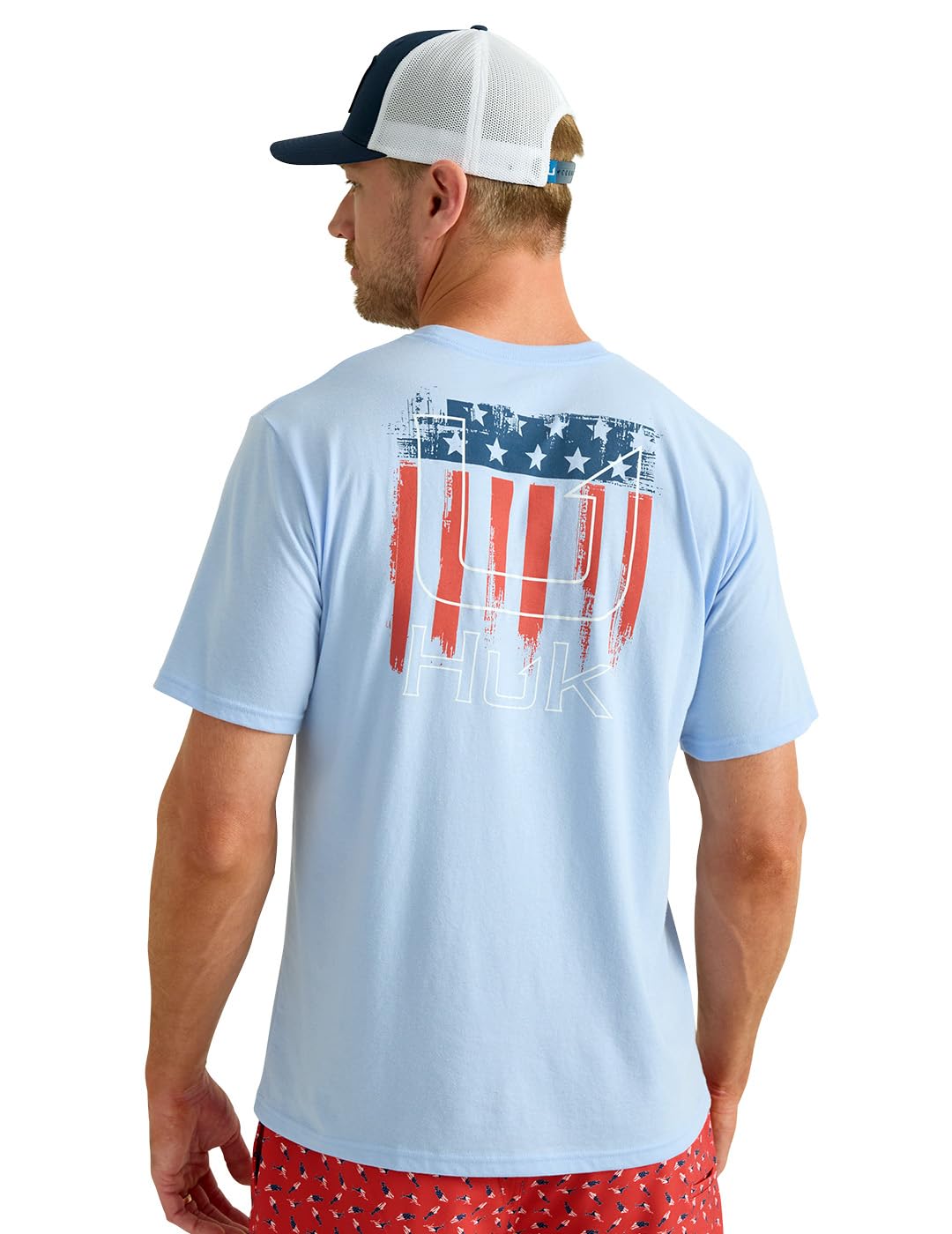 HUK Mens Fishing Graphic Tee, Performance Short Sleeve, Quick-Dry, Windsurfer, X-Large Image