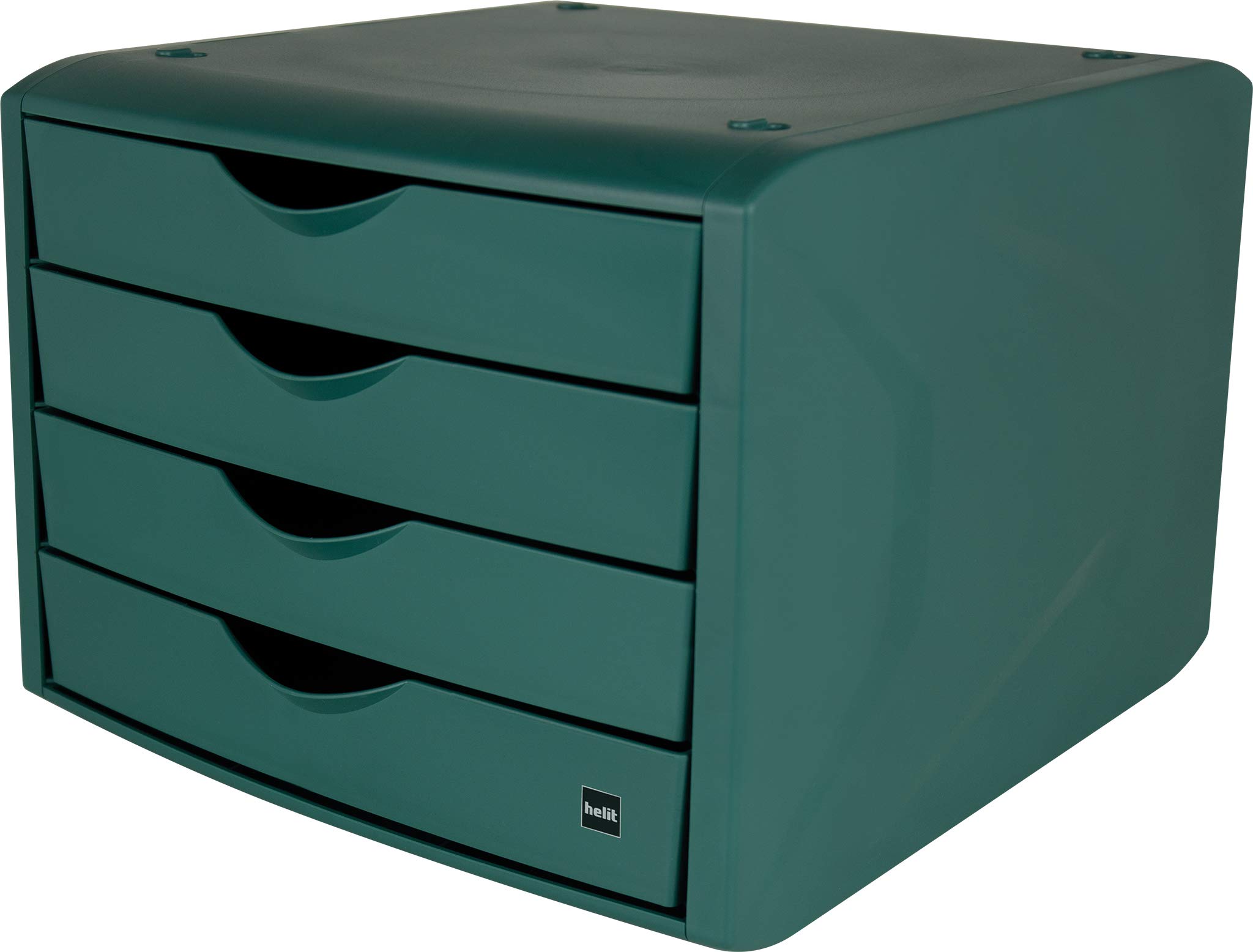 Helit The Green Chameleon Drawer Box Recycled Plastic Blue Angel Certified 1 Item Green