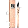 ObiPosay Waterproof Dark Brown Eyebrow Microblading Pen - Four Point Brow Pen for Natural-Looking Eyebrows, Long-Lasting and Smudge-Proof.(Dark Brown/02)
