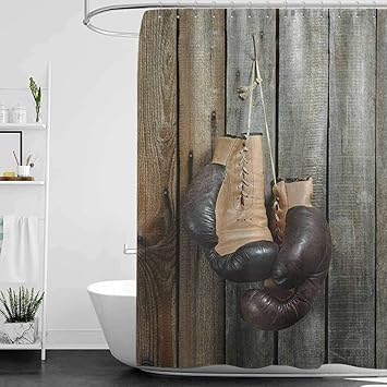 Amazon Com Homecoco Shower Curtains For Mens Bathroom Vintage