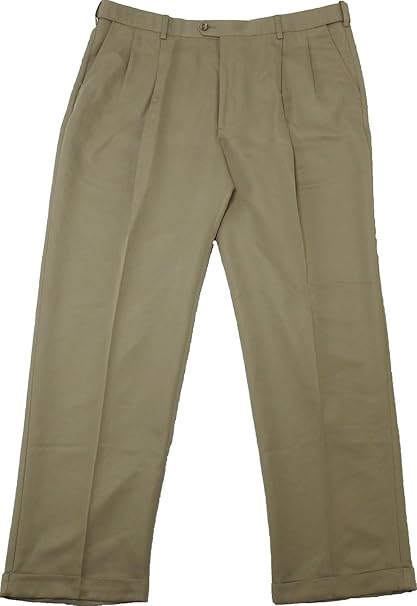 Savane Men S Comfort Waist Microfiber Performance Dress Pants At