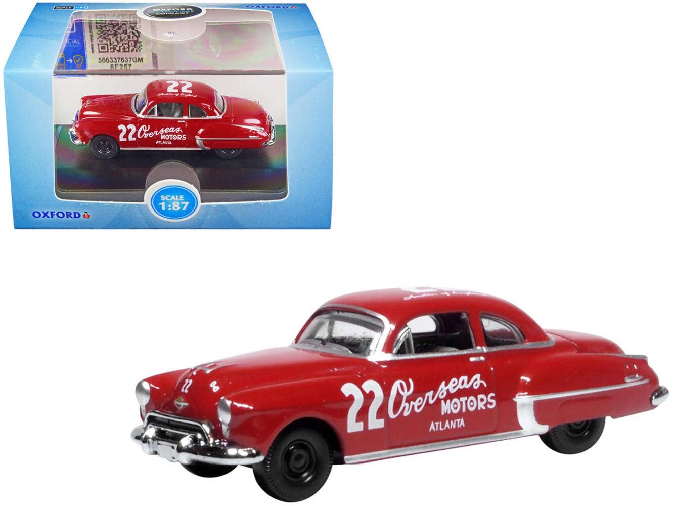 Oxford Diecast 87OR50004 Oldsmobile Rocket 88 Coupe 1949 Overseas Motors