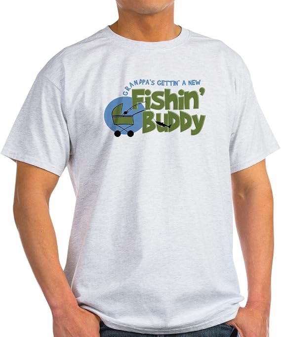 CafePress Grandpa's New Fishing Buddy Light