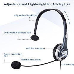 Callez 3.5mm Cell Phone Headset with Noise