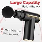 cotsoco Mini Massage Gun Deep Tissue 6 Speeds 4 Heads 1800mAh Type-C view 4