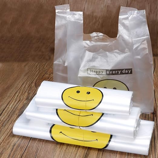 100 Sacchetti Plastica Alimentari - Trasparenti, 22.5x40 Cm, Per Spesa E Asporto - Foto 2