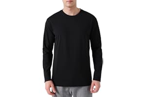 MERIGREENY 100% Merino Wool Base Layer Mens - Merino Wool Long Sleeve T-Shirt for Men -Men’s Thermal Underwear
