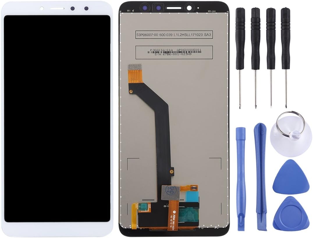 Repair Parts LCD Screen and Digitizer Full Assembly for Xiaomi Redmi S2 (Black) Spare Parts (Color : White)