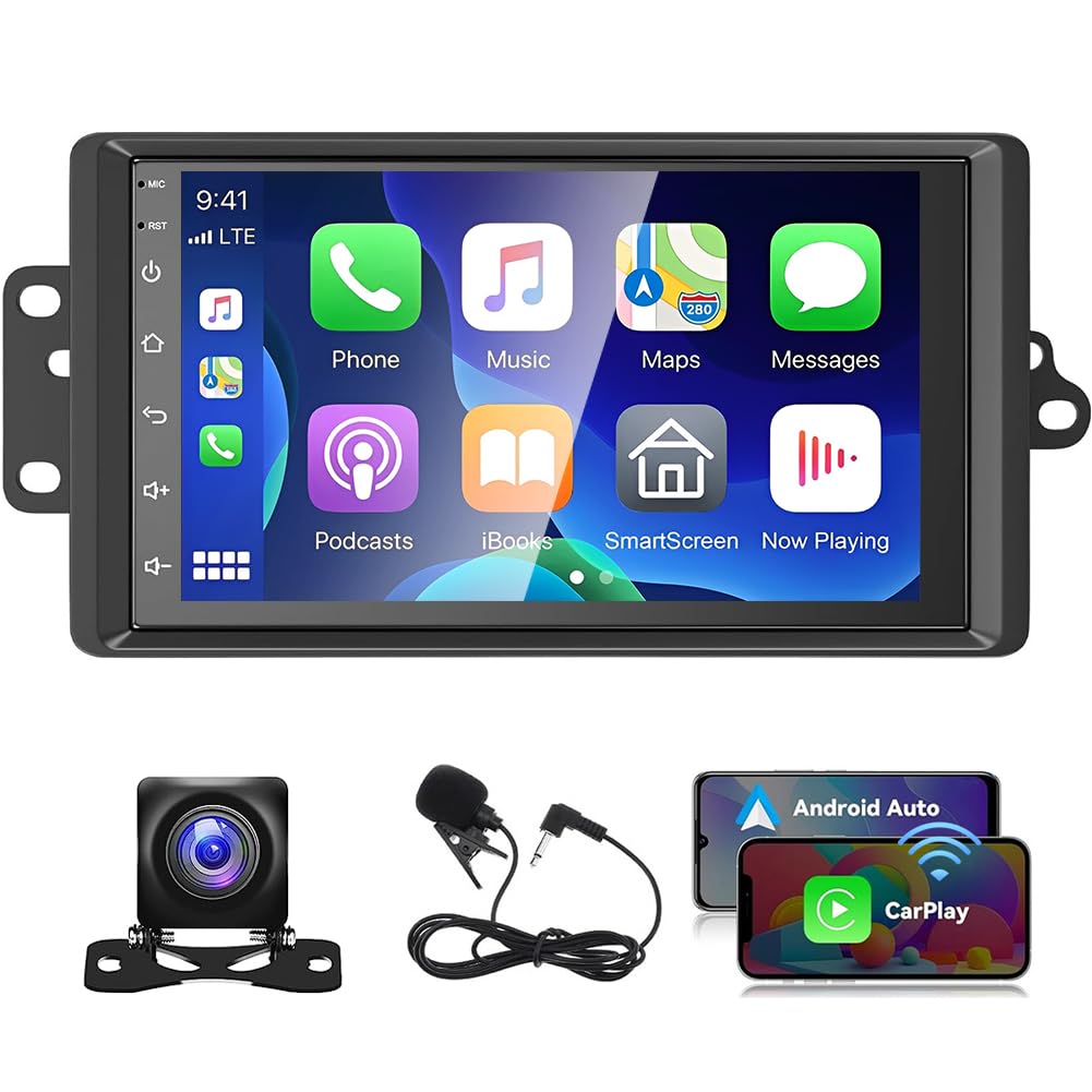 Photo 1 of Car Stereo Radio for 2003 2004 2005 2006 Chevrolet Chevy Silverado Tahoe GMC Sierra Yukon, 7 IPS Touch Screen Car Radio Android 13 Wireless CarPlay/Android Auto GPS,Backup Camera/DSP/SWC, 2G+32G