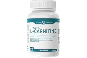 Tested Nutrition L Carnitine Capsules | 454 mg L-Carnitine Tartrate for Weight Loss, Metabolism Boost, Energy Support & Muscl