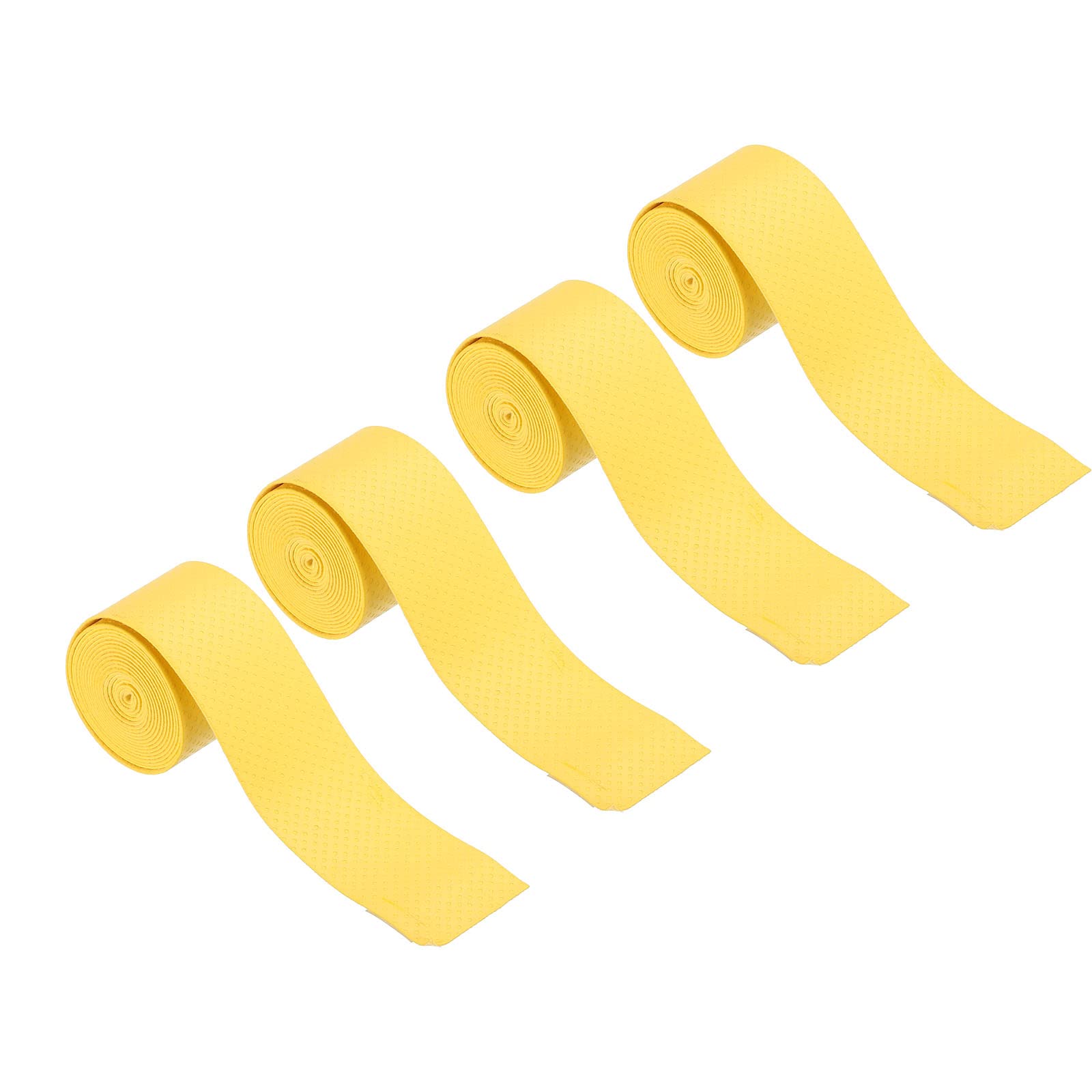 PATIKIL Drum Stick Tape Drumstick Grips Drumstick Wrap Anti Slip 4pcs 1" Width 3.3ft for Drum Percussion Drumming Accessories Yellow