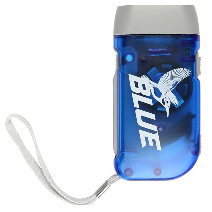 AndAlso Hand Pressing Flash Light - No Battery No Bulb, Simply Shake to Recharge