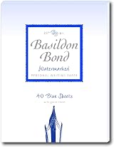 Basildon Bond Duke Luxury Writing Pad 40 Sheets Blue 137x178mm