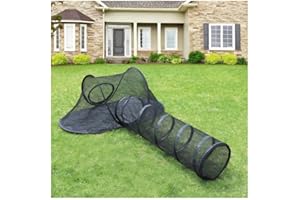 Rest-Eazzzy Cat Tent Outdoor, Pet Enclosure Tent Suitable for Cats and Small Animals, Indoor Playpen Portable Exercise Tent with Carry Bag(Pet Tent& Tunnel) S