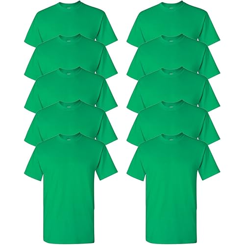 Gildan Men's 10-Pack Heavy Cotton Adult T-Shirt (G5000)