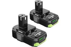 PEYESTEN 2 Packs 3.0 Replacement for Ryobi 18V Lithium Battery, Compatible with Ryobi 18 Volt for ONE+ Battery P103 P104 P105 P107 P108 and Cordless Power Tools