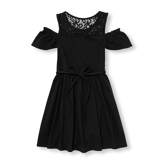 children's place black dress