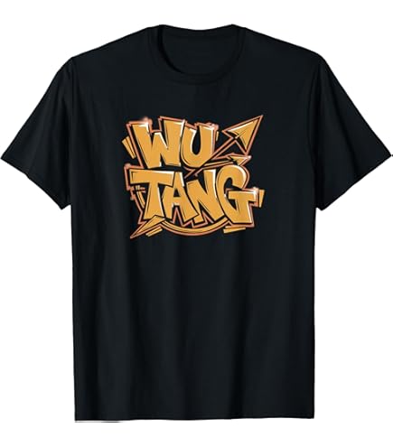 ミュージシャン wu tang clan / t-shirt wu wear official 🔴 Wu-Wear Shirt Size Medium Wu-Tang Globe Black Yellow Rza