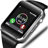 Smart Watch - Sazooy Bluetooth Smart Watch Support Make Answer Phones Receive/View Messages Compatible Android iOS Phones wit
