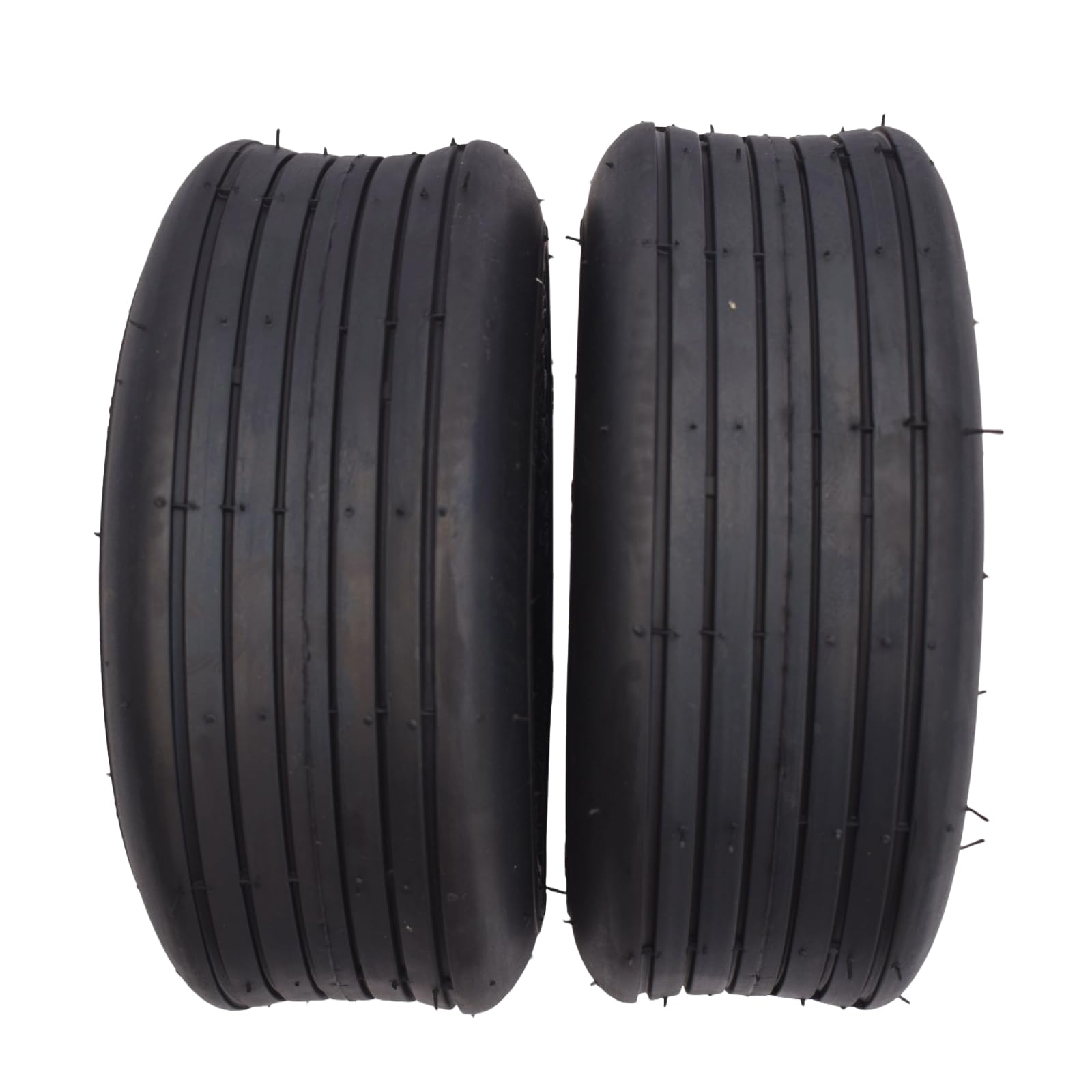 Photo 1 of Dayrim 13x5.00-6 Lawn Mower Tires, Set of 2, Straight Rib Tread, Turf-Friendly 4-Ply Tubeless Tires for Lawn mowers & Garden tractors