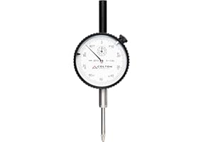 Colton Industrial Tools 42000 | Colton 1" Dial Indicator 0.001" Graduation w/Flat and Lug Back and Case (Black)