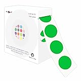 PARLAIM 3/4 Inch Roll Color Coding Labels,1000 per