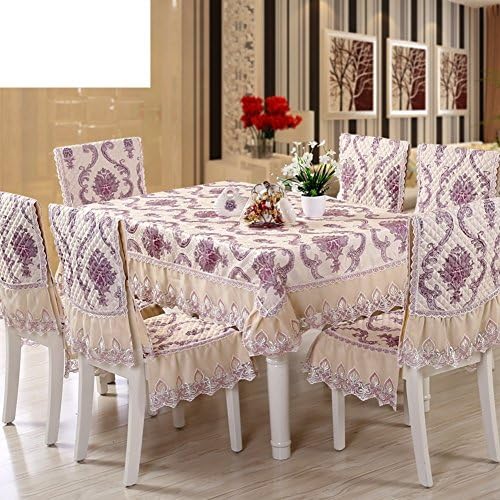fabrics / garden tablecloth/Pad Dining chairs set/ table cloth/Seat cushion/ table cloth/Tablecloths chair covers set-B