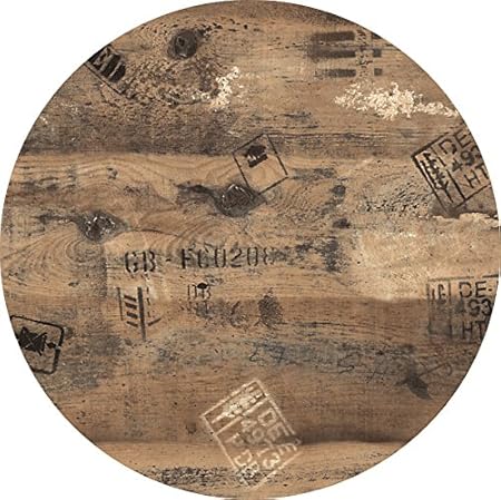 Amazon De Tischplatte Werzalit Dekor Ex Works 60 Cm Rund Wetterfest Ersatztischplatte Bistrotisch Stehtisch Tisch Gastronomie