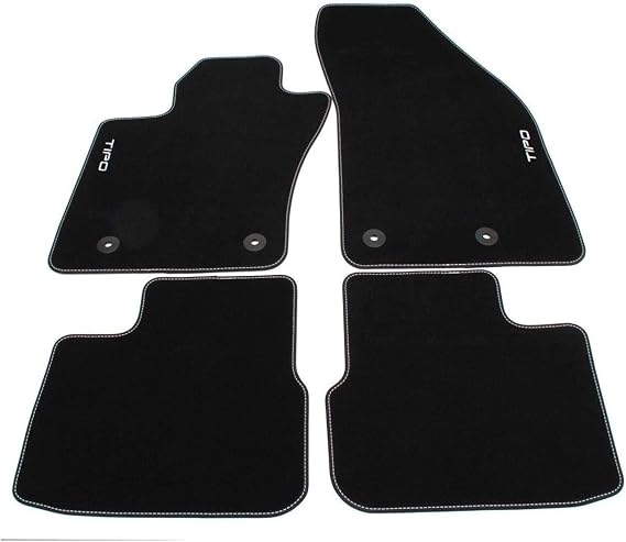 Tappeti Originali Fiat Tipo 5P SW - Moquette Nera Con Logo Ricamato, 4 Pezzi - Foto 2