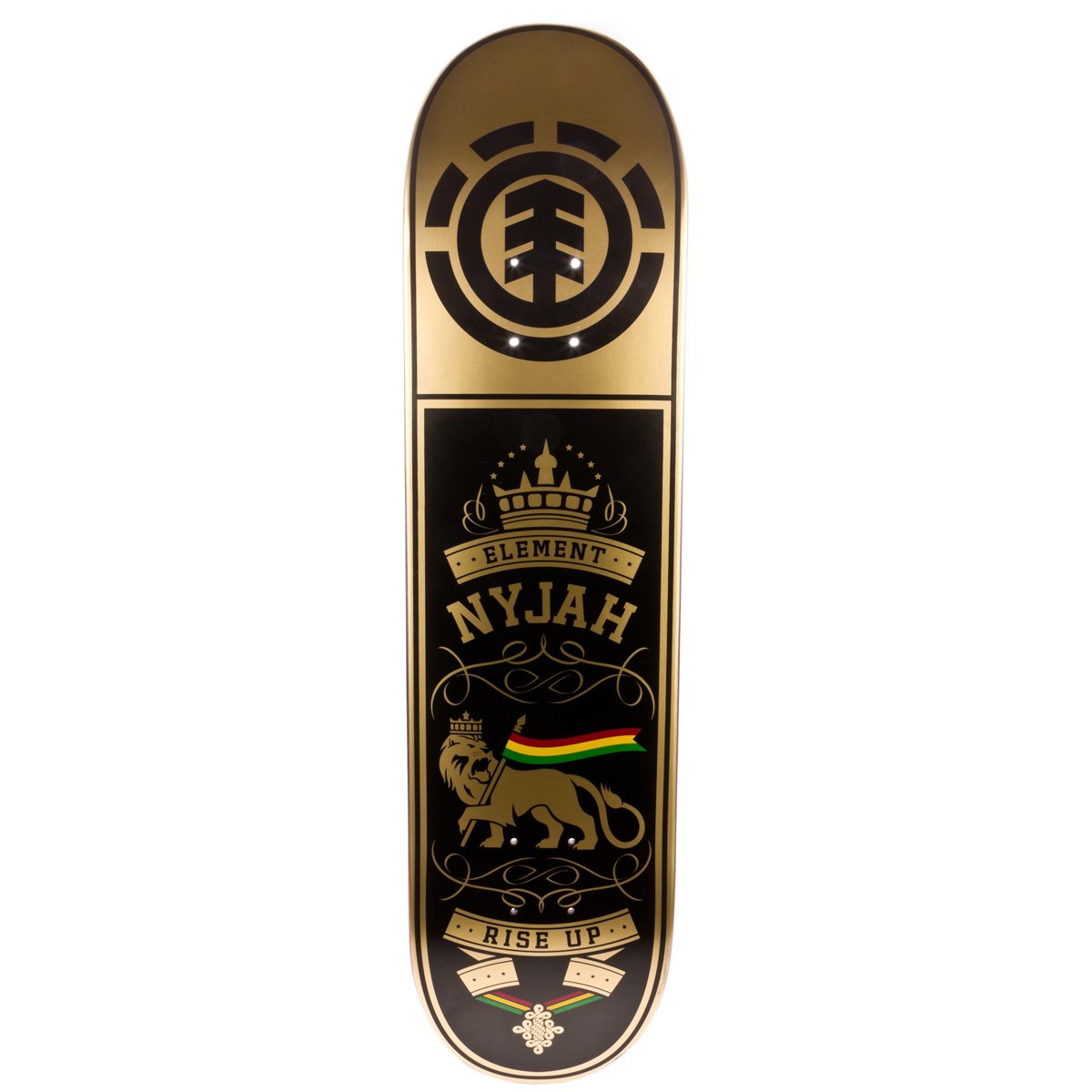 Element Skateboard Deck Nyjah Rise Up GOLD Shape 9 7.75 uni Amazon.co