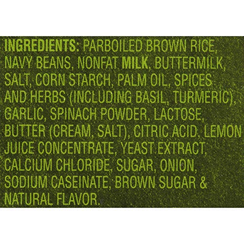 Zatarain's Garden District Kitchen Lemon Butter and Herb Brown Rice with White Beans, 5.7 oz