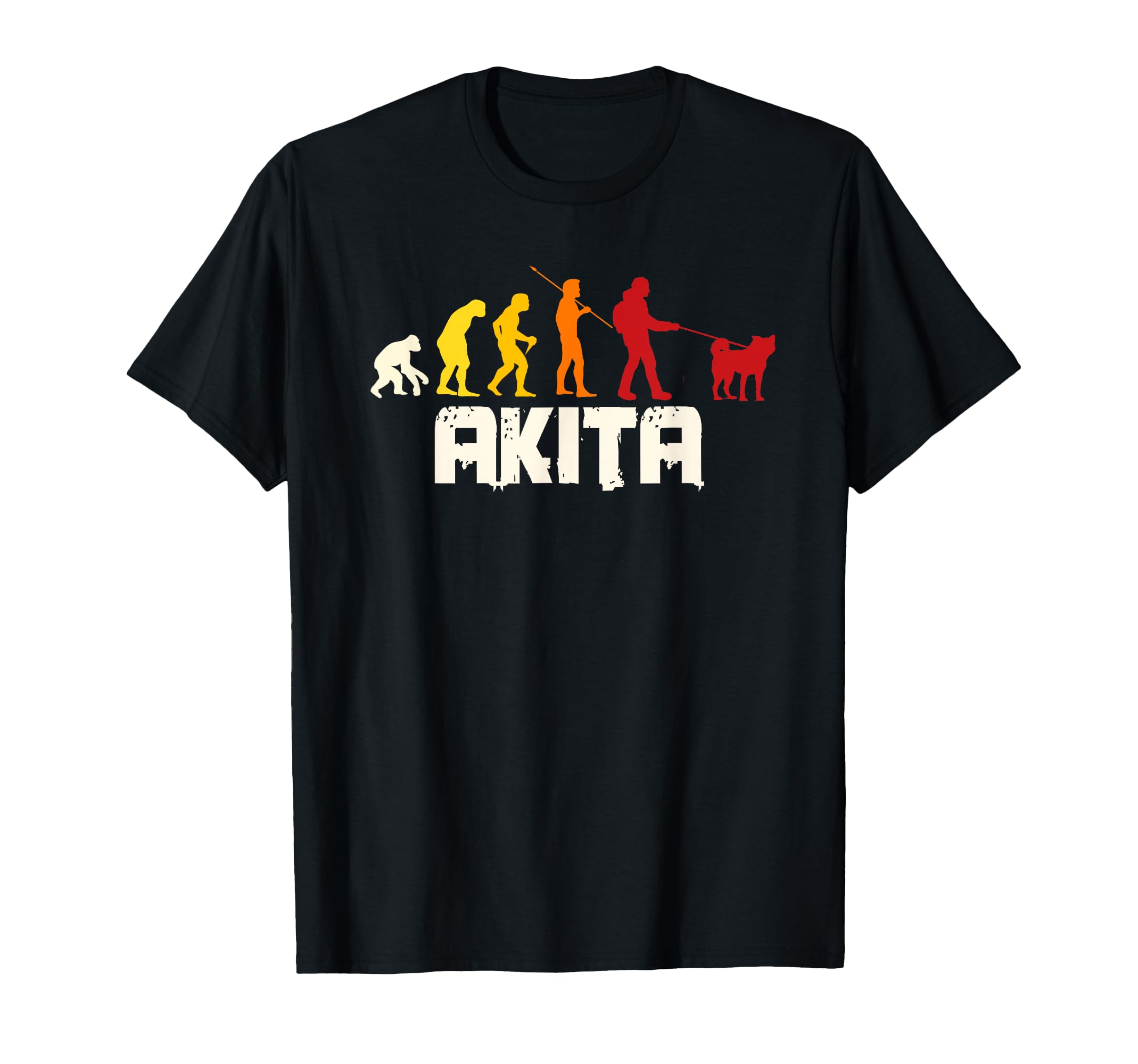 Akita Inu Evolution Japan Dog Design T-Shirt
