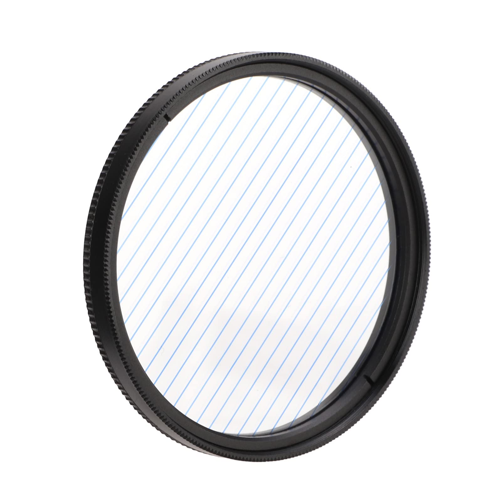 52mm/55mm/58mm Blue Streak Filter,Special Effects Lens Filter Anamorphic Optical Glass with Aluminum Alloy Frame, for Nikon, for Sony, for FUJIFILM, etc (55mm/2.2in)