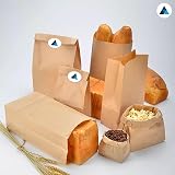 Nationwide Paper 100 Eco-friendly X-Large Kraft Paper Lunch Bags 31.4x16x44cm view 4