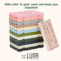 Collapsible Storage Box, Foldable Crate Organizer