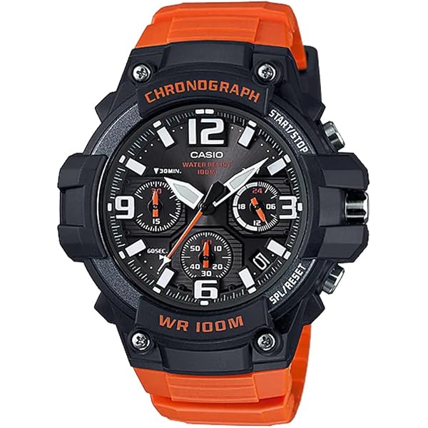 Montre Casio HDC-700-1AVCF Homme Analogique Numérique - Étanche 100m, Batterie 10 Ans, Chrono