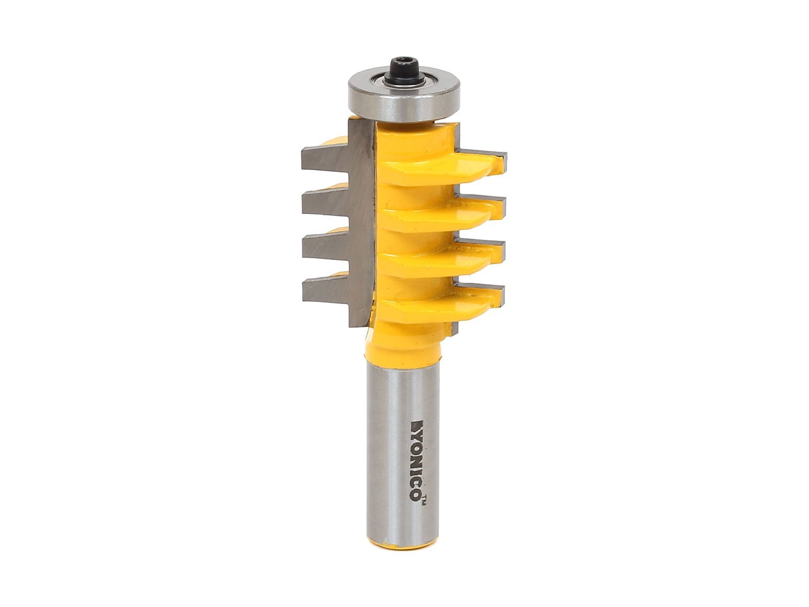 Yonico 15131 - Finger Joint Router Bit, Stock Size: Up to 1-1/4" - 1/2" Shank