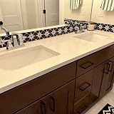 Heimerdinger Black Starry Tile Stickers Fireplace Waterproof Removable Peel view 6