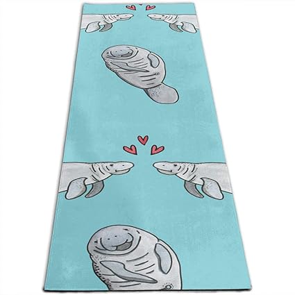  Hxxuan Manatee Heart Yoga Mat Fitness Mat Non