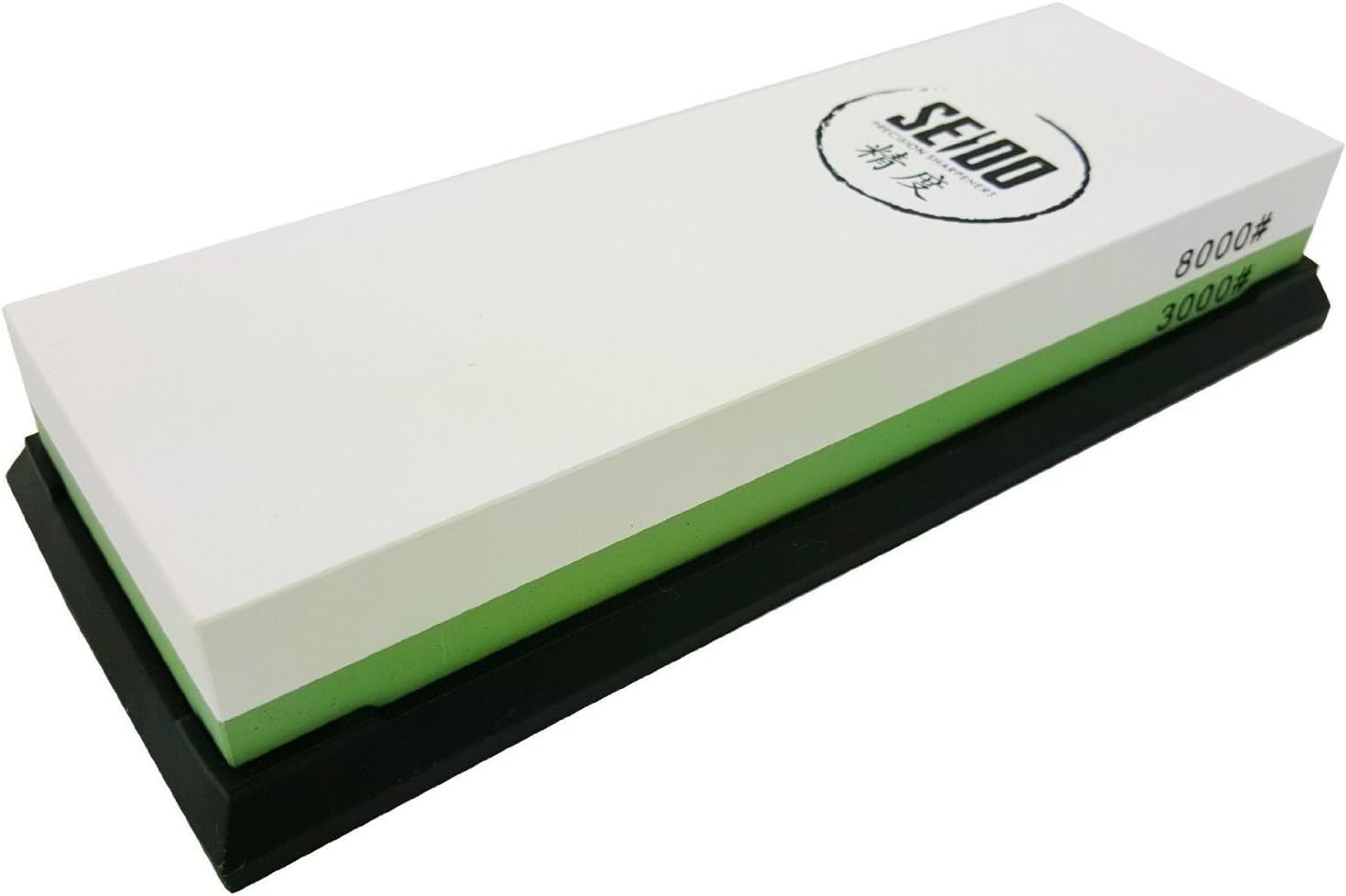 Seido 3000/8000 Grit Combination Corundum Whetstone Knife Sharpening Stone / Premium Waterstone Knife Sharpener